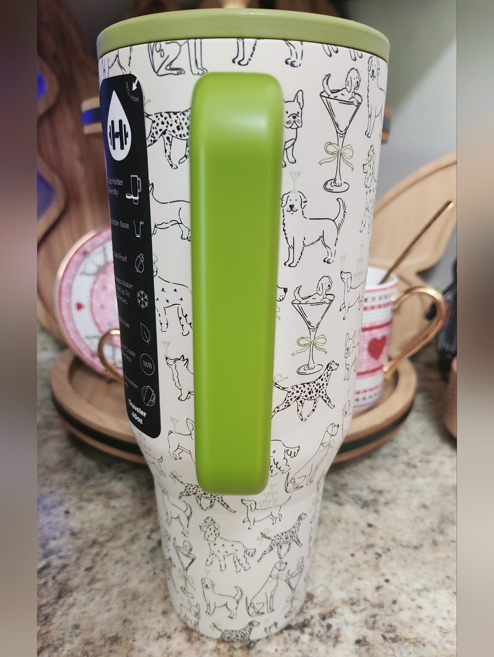 HydroJug x Anthropology "Sit and Sip" 40oz Traveler - Picture 2 of 3